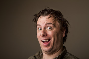 this is a dorky creepy smile