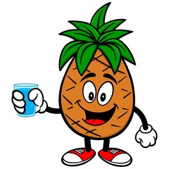 Pineapple with Water