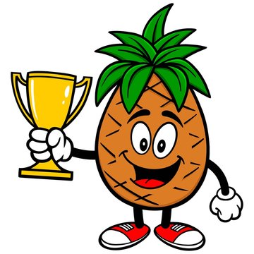 Pineapple with Trophy