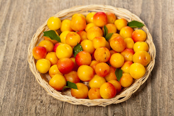 Cherry Plum. Selective focus.