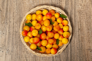 Cherry Plum. Selective focus.