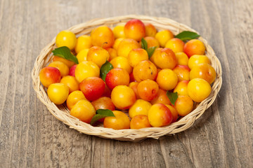 Cherry Plum. Selective focus.