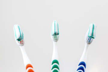 toothbrush and toothpaste