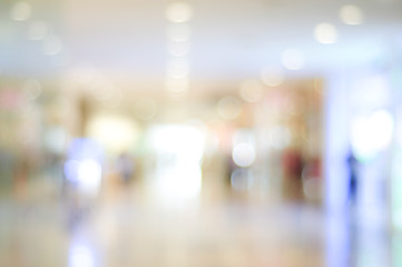 Blur store with bokeh background