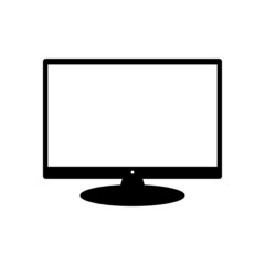 Black Icon of Monitor.