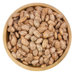 pinto beans isolated on a white