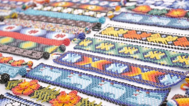 Huichol handcrafted artworks