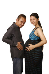 Pregnant Mother And Father