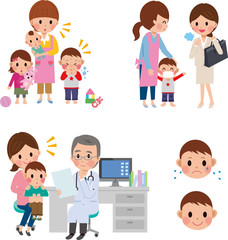 こども　保育園　病気　病児