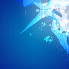 Fototapeta premium abstract science background illustration