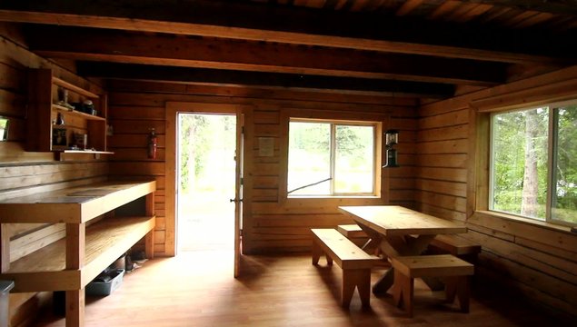 Nature Wood Cabin Trees