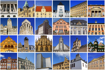 24 Rathäuser in NORDRHEIN-WESTFALEN © ErnstPieber