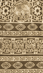 Vintage print fabric