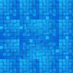 Vector Abstract geometric shape from gray cubes.