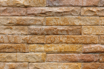 brick wall background used decorate home