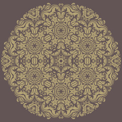Orient Vector Pattern. Abstract Ornament