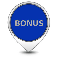 bonus pointer icon on white background