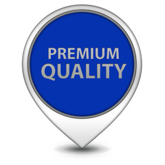 Premium quality pointer icon on white background