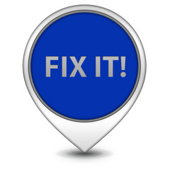 Fix it pointer icon on white background