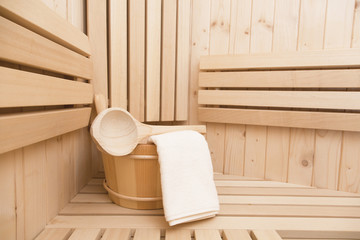 Fototapeta na wymiar sauna and wellness accessories