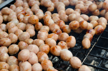 Thai Style Grilled Sausage on Stove