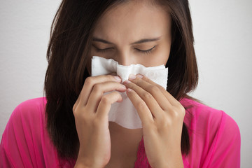 Flu cold or allergy symptom