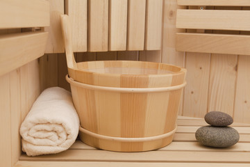 sauna and spa background