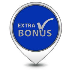 bonus pointer icon on white background