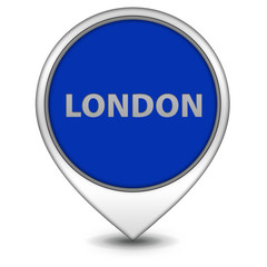 London pointer icon on white background