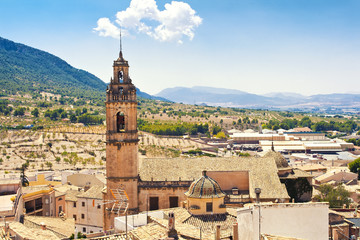 Fototapeta na wymiar Medieval town Biar, Spain
