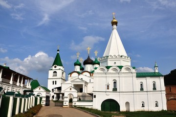Fototapeta na wymiar Russian Monastery in Summer