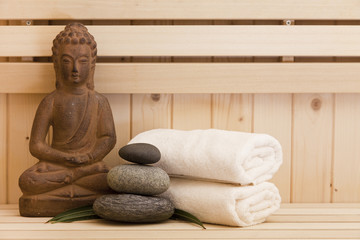 spa and medditation with buddha statue