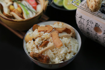 松茸ご飯