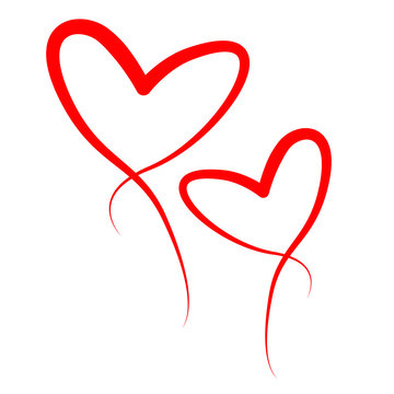 Kompozycja dw&oacute;ch serc