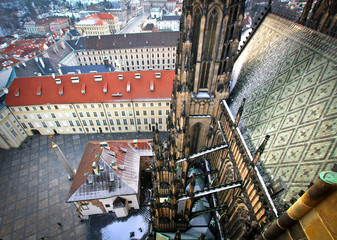 From the top of St. Vitus Cathedral, Prague