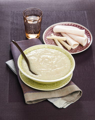 soup of parsley root puree