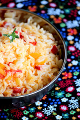 Rice with vegetables