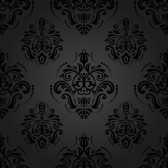 Pattern in the style of Baroque. Abstract Vector Background