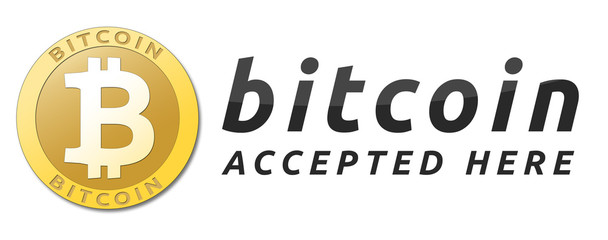 Golden bitcoin virtual currency.