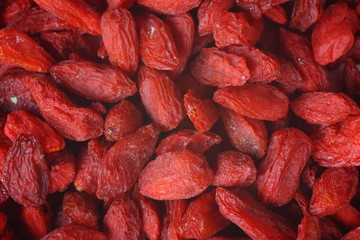 Background of goji berries