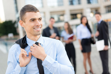 Young Happy Businessman