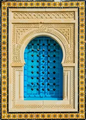 Papier Peint photo Lavable Tunisie Tunisia window