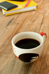 Ceramic coffee cup