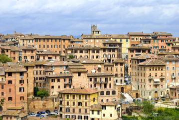 Fototapeta na wymiar The city of Siena, Tuscany