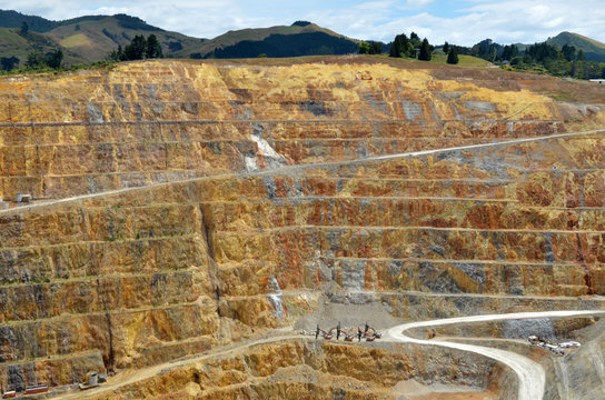 Waihi Gold Mine Town - New Zealand