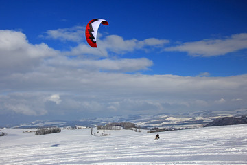Snowkiting