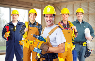 Group of construction workers.