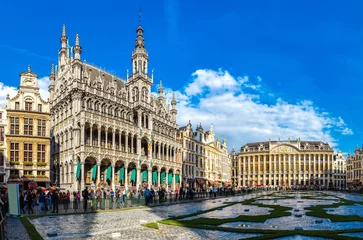 Photo sur Plexiglas Bruxelles The Grand Place in Brussels