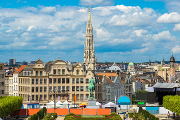Fototapeta na wymiar Cityscape of Brussels