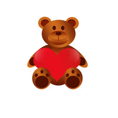 Teddy bear's Happy Valentine's Day